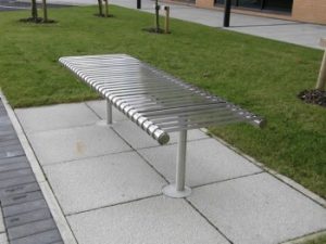 Various types of Benches and street furniture by lasercentre uk