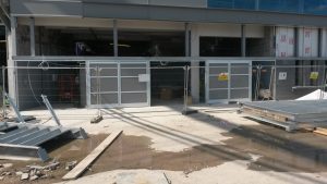 MILD STEEL GATES FOR NEW ENTRANCE ON ETIHAD EXTENSION